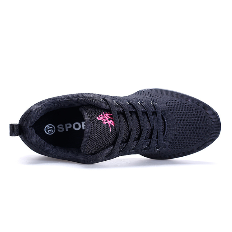 Women's Mesh Jazz Shoes Lace-up Dance Sneakers