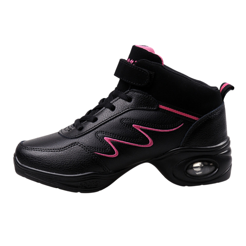 Women's Jazz Shoes Lace-up Dance Sneakers