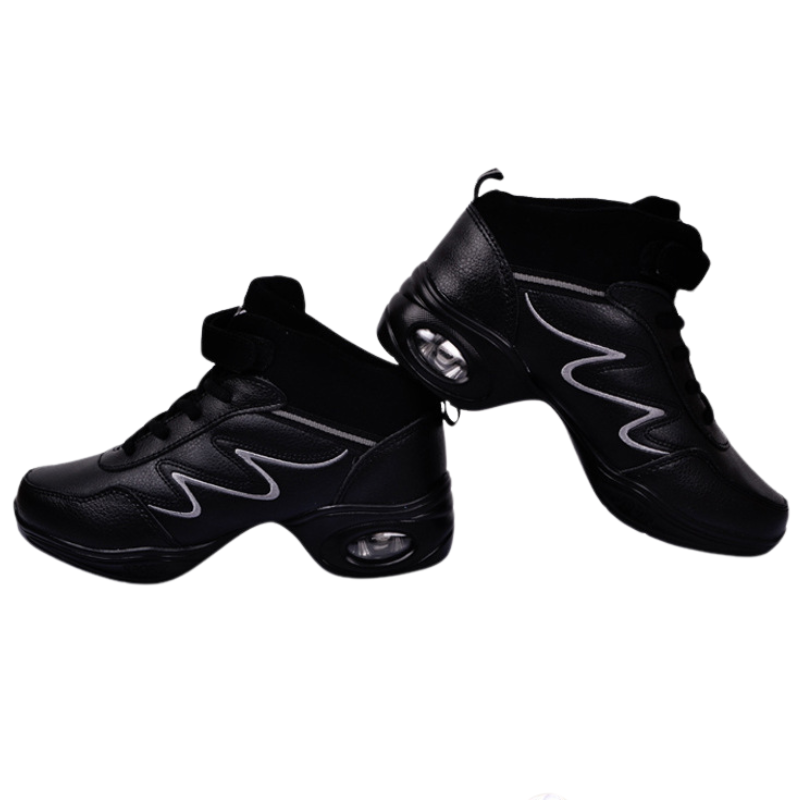 Women's Jazz Shoes Lace-up Dance Sneakers
