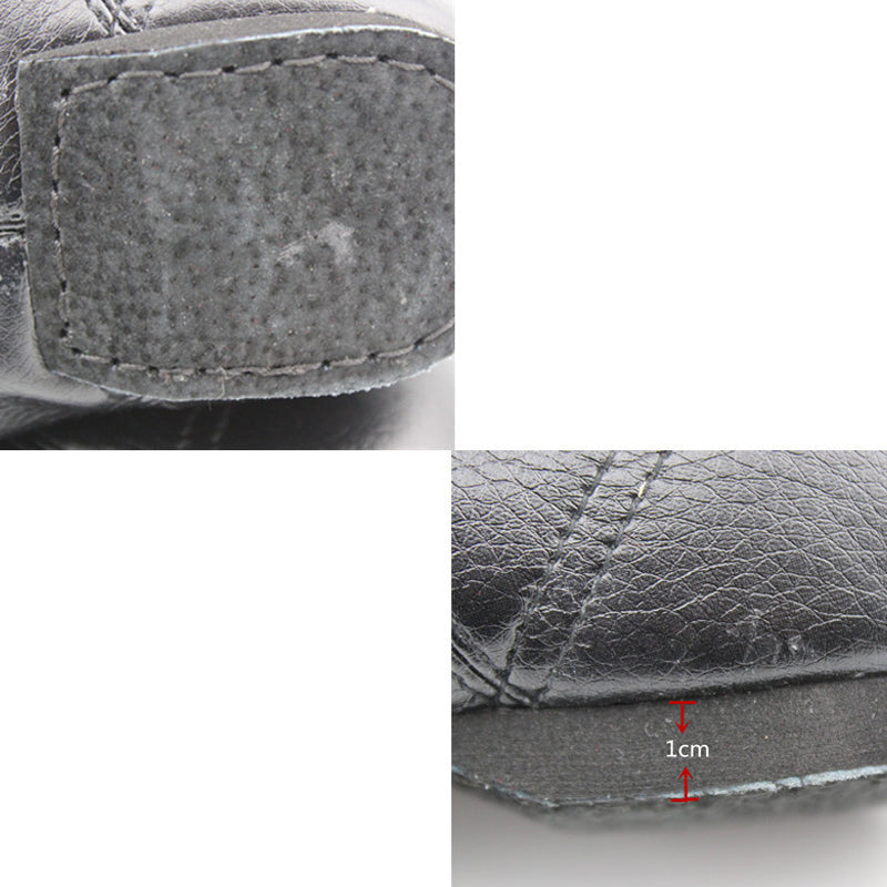 Black PU leather high-top Jazz shoes/Ballet Slipper
