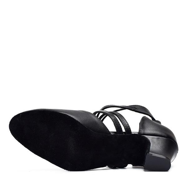 Women's Microfiber Leather Customized Heels Character Dance Shoes Ballroom Dance Shoes