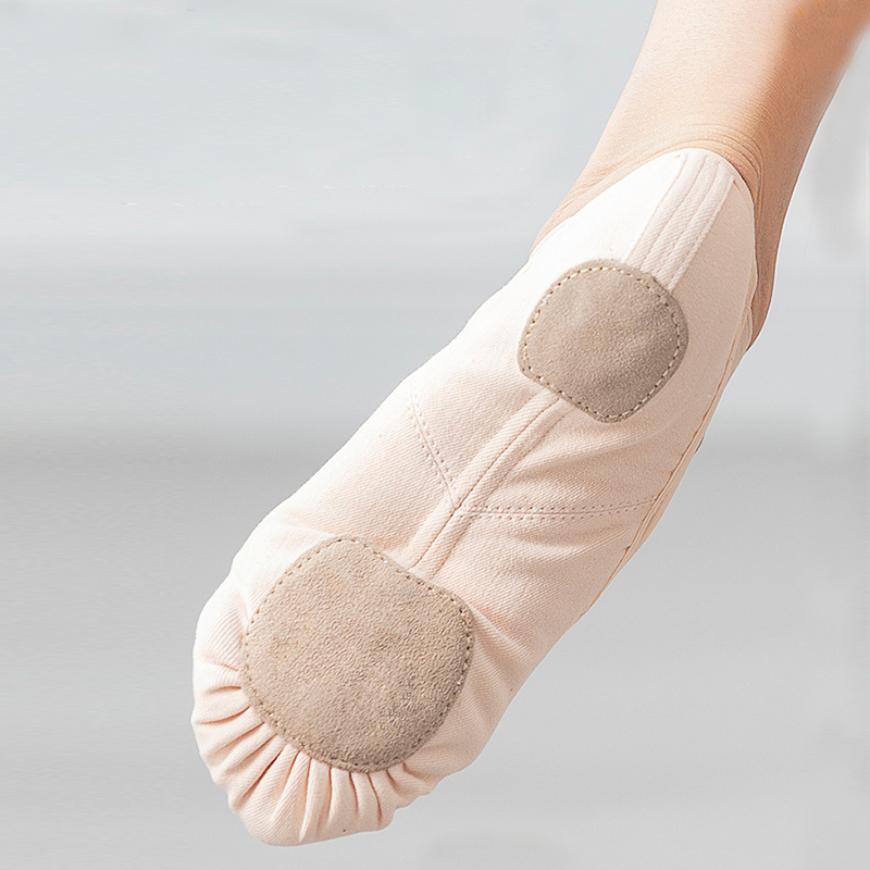 WY Women's Canvas Split-Sole Ballet Shoes