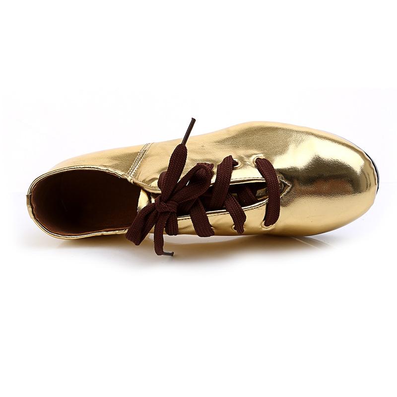 Women's Leatherette 3cm Heels Modem With Lace-up Tap Shoes