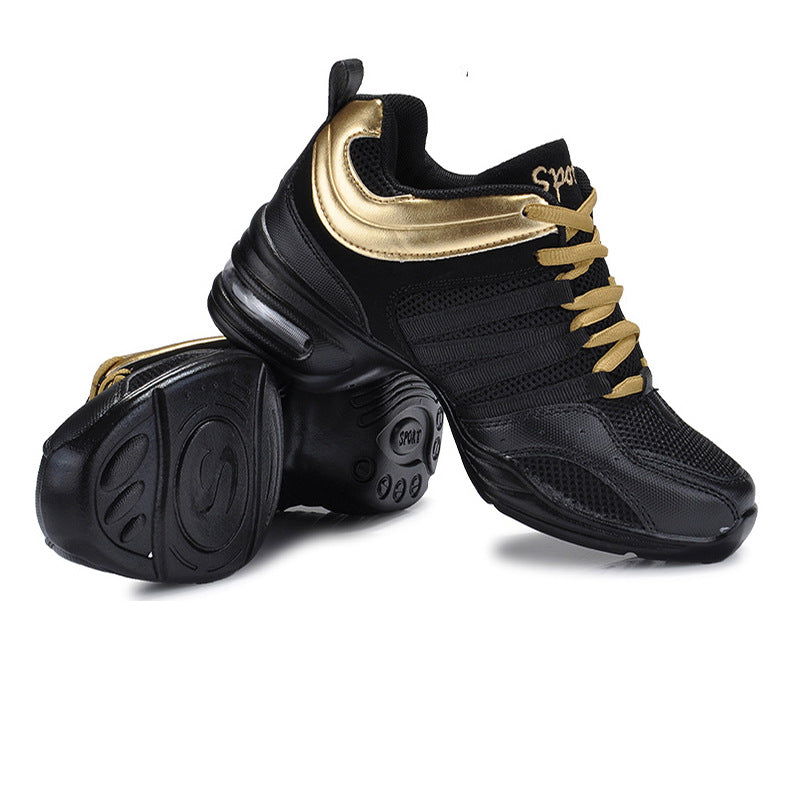 Women's Mesh 4.5cm Training Performance Practice Sneakers Dance Shoes Jazz Dance