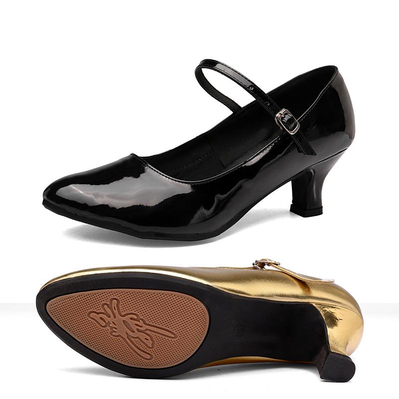 Women's Leatherette 5.5cm Heels Modern With  Buckle  Ballroom Dance Shoes Modern Shoes
