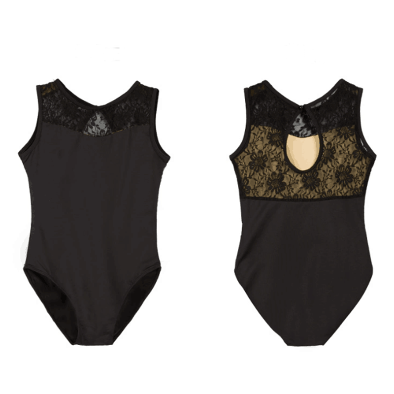 BW Women's Lace  Sleeveless Leotard