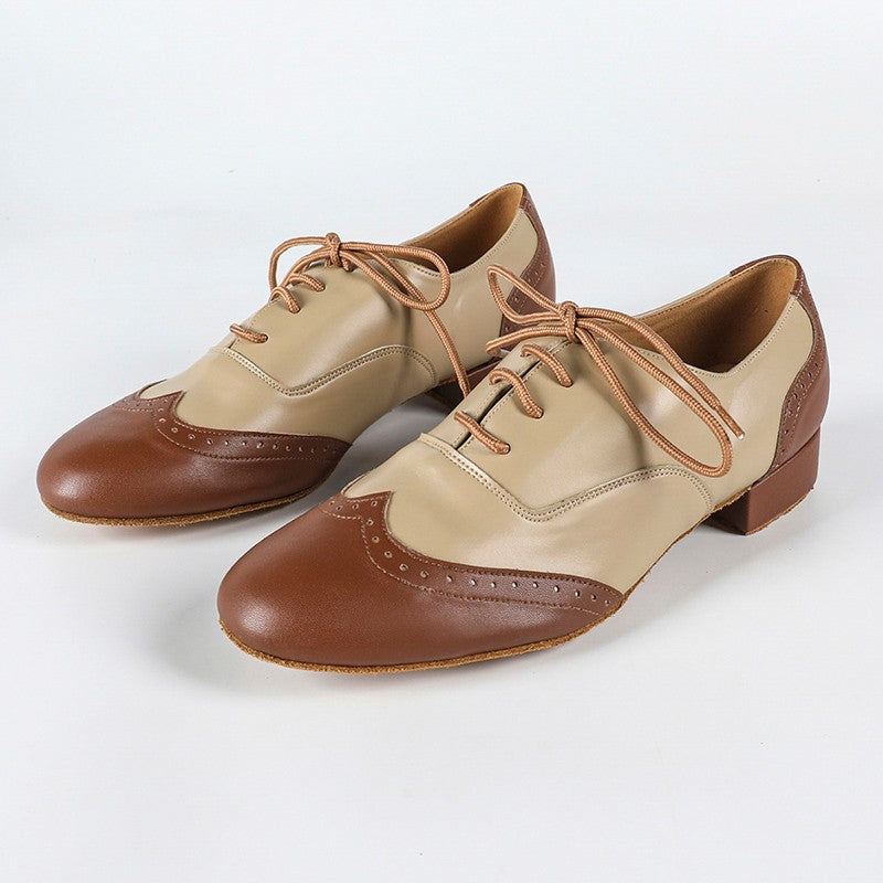 Men's 2cm Leatherette Heels Ballroom Dance Shoes