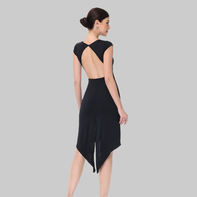 Customisable-Women's Sleeveless Dance Dress for Milonga & Parties Tango Dress
