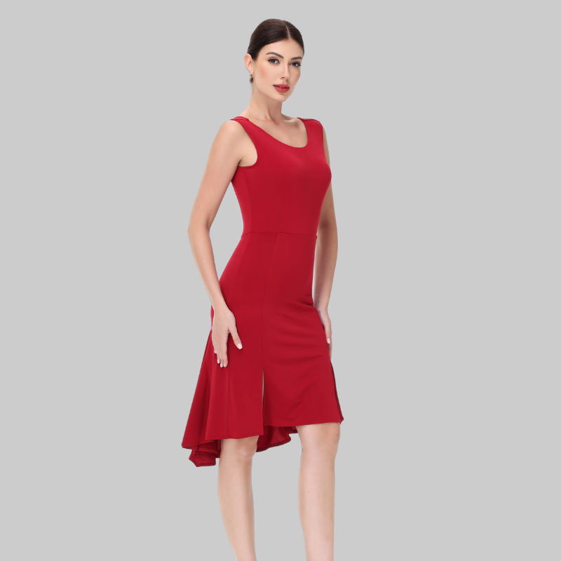 Women's Sleeveless  Dance Dress for Milonga & Parties Tango Dress