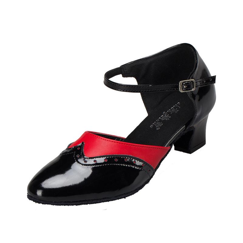 Women's Leatherette 5cm/6cm Heels Ballroom Swing Dance Shoes Character Shoes