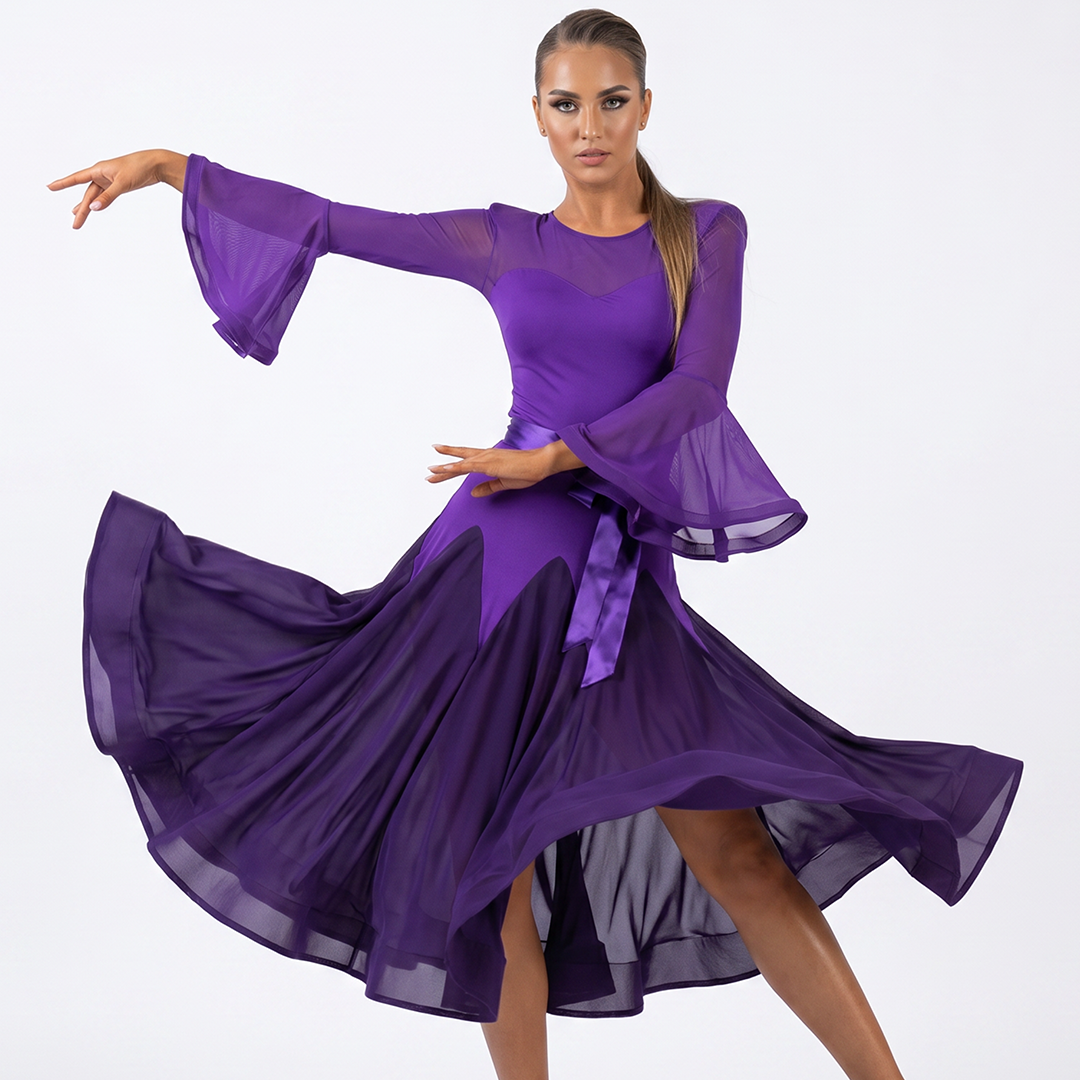 Customisable-Women's Modern Dance Performance Dress Ballroom Dance Dress