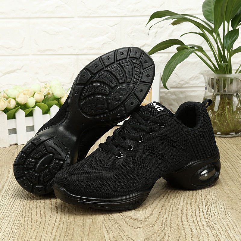 Women's 4.5cm Dance Sneakers Party Training Performance Professional Dance Shoes Jazz Dance