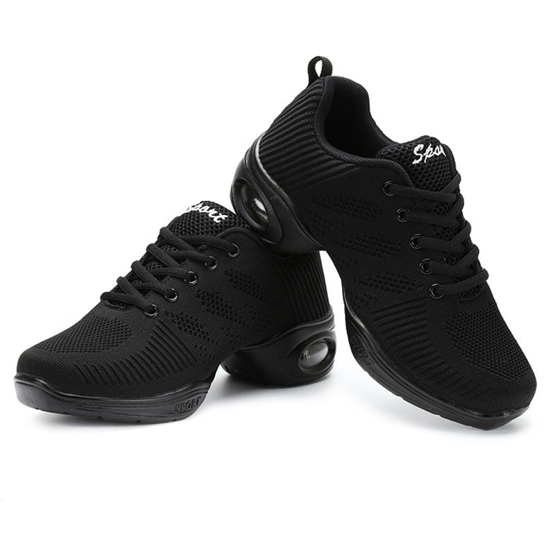 Women's 4.5cm Dance Sneakers Party Training Performance Professional Dance Shoes Jazz Dance