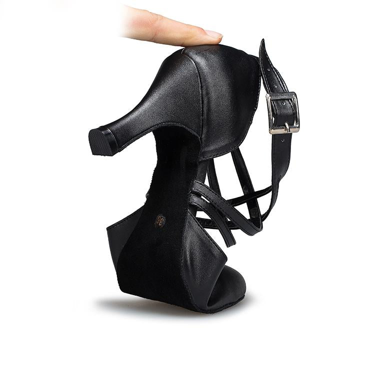 Women's Microfiber Leather Customized Heels Ballroom Dance Shoes Modern Dance Shoes