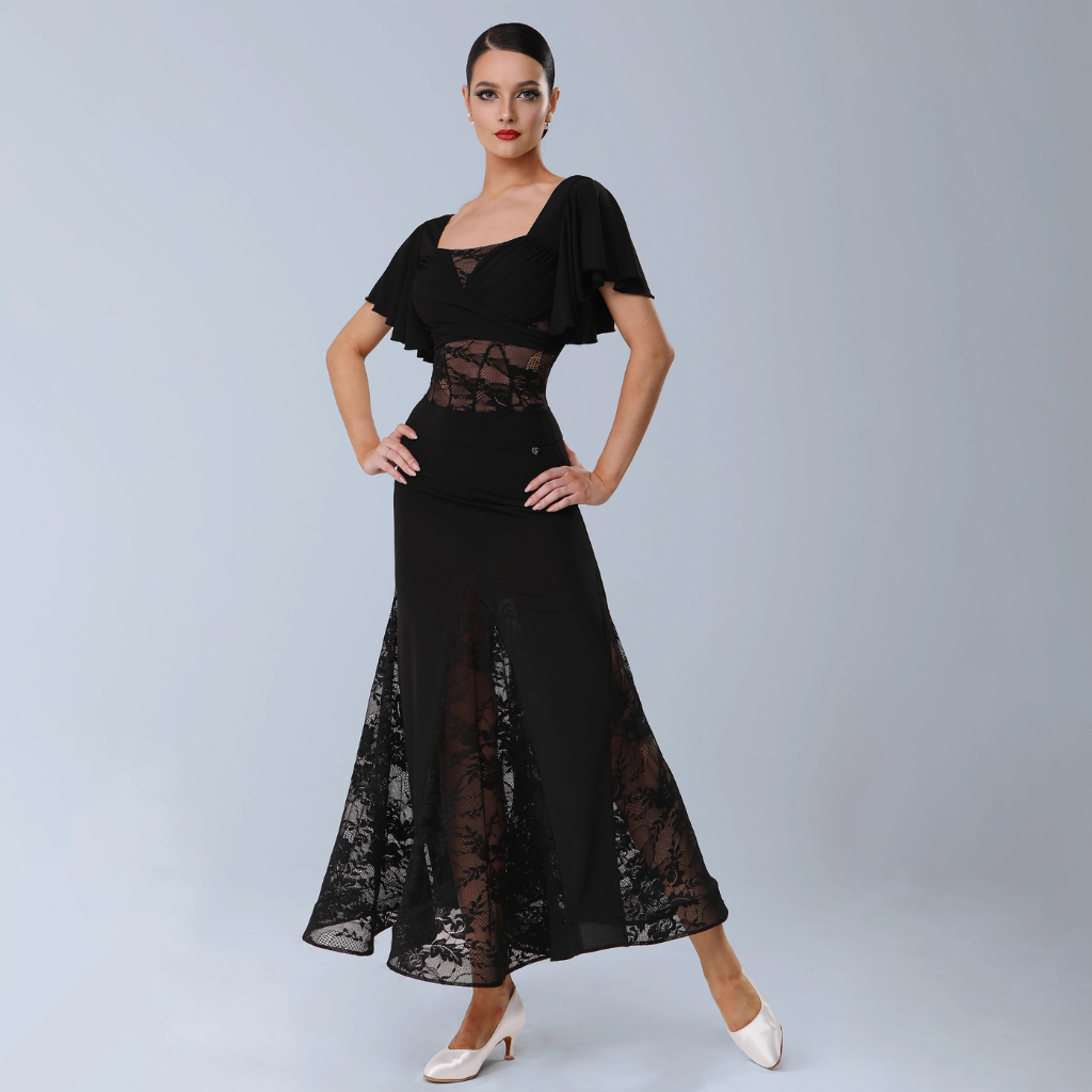 TID Women's Ballroom Waltz Modern Dance Dresses Competition Dancewear