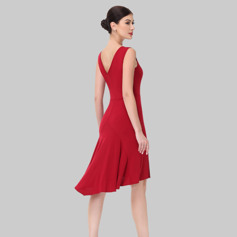 Women's Sleeveless  Dance Dress for Milonga & Parties Tango Dress