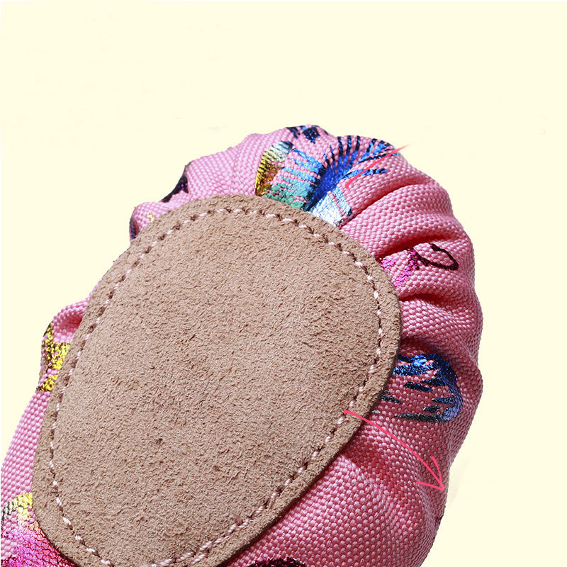 Girl‘s Stamping butterfly print Ballet Slipper