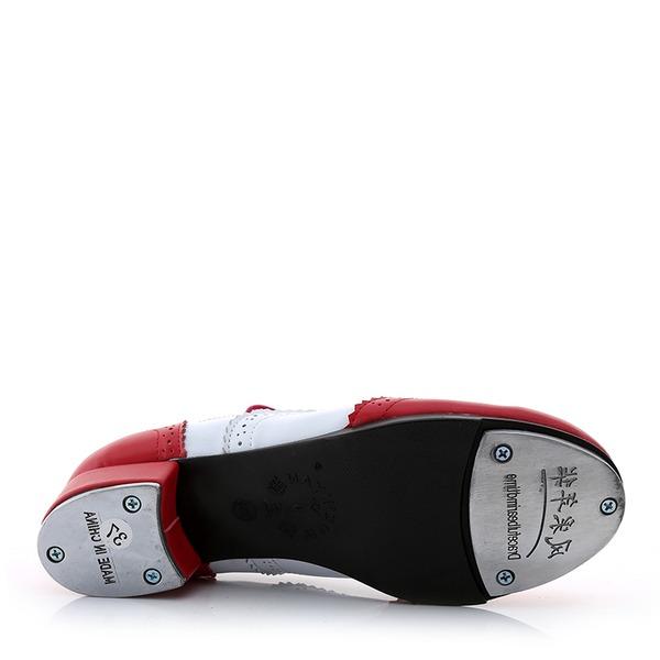 Unisex Microfiber Leather 2.5cm Heels Tap Dance Shoes
