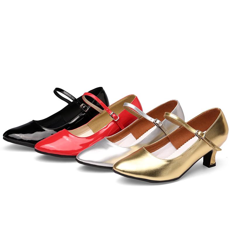 Women's Leatherette 5.5cm Heels Modern With  Buckle  Ballroom Dance Shoes Modern Shoes