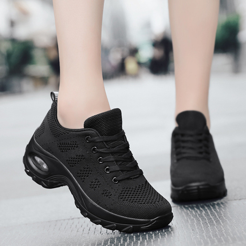 Women's Mesh Jazz Shoes Lace-up Dance Sneakers
