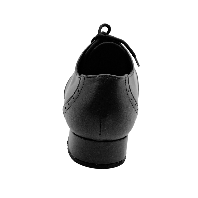 Men's 2cm Black Leatherette Heels Ballroom Dance Shoes