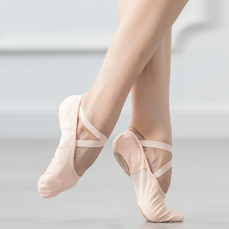 WY Women's Split-Sole Practice Stretch Ballet Shoes