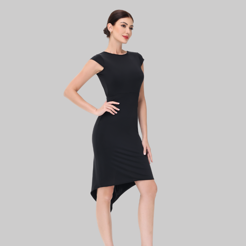 Customisable-Women's Sleeveless Dance Dress for Milonga & Parties Tango Dress