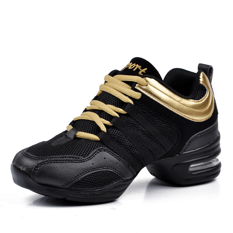 Women's Mesh 4.5cm Training Performance Practice Sneakers Dance Shoes Jazz Dance