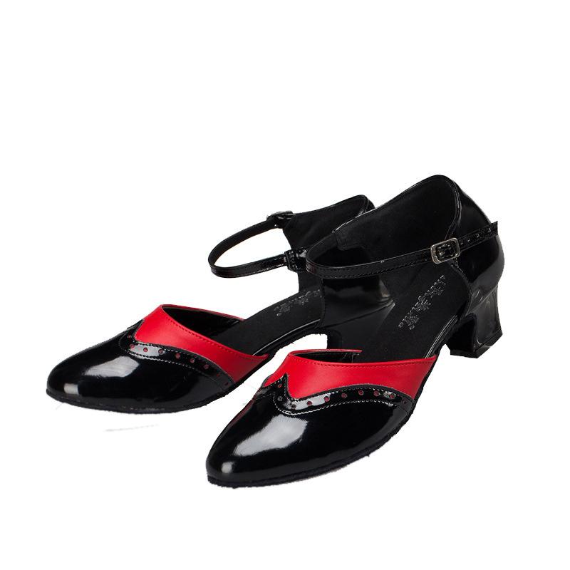 Women's Leatherette 5cm/6cm Heels Ballroom Swing Dance Shoes Character Shoes