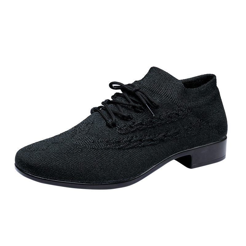 Men's Black 2.5cm Heels Ballroom Dance Shoes