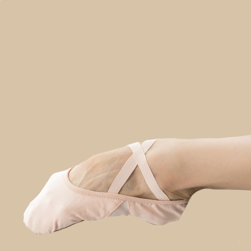 WY Women's Canvas Split-Sole Ballet Shoes