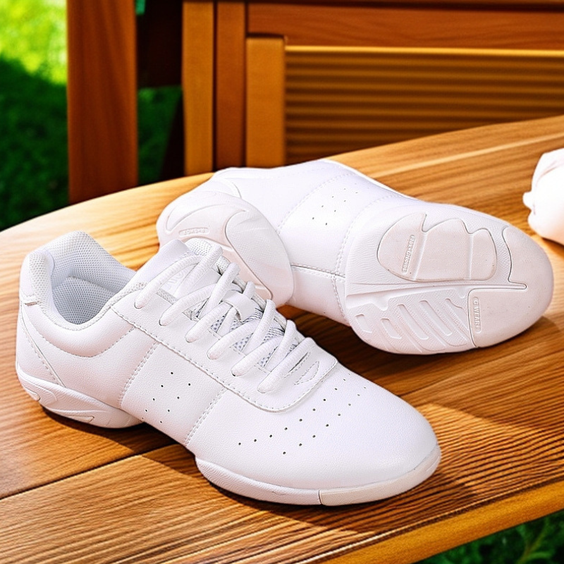 Women's  PU Jazz Shoes Lace-up Dance Sneakers