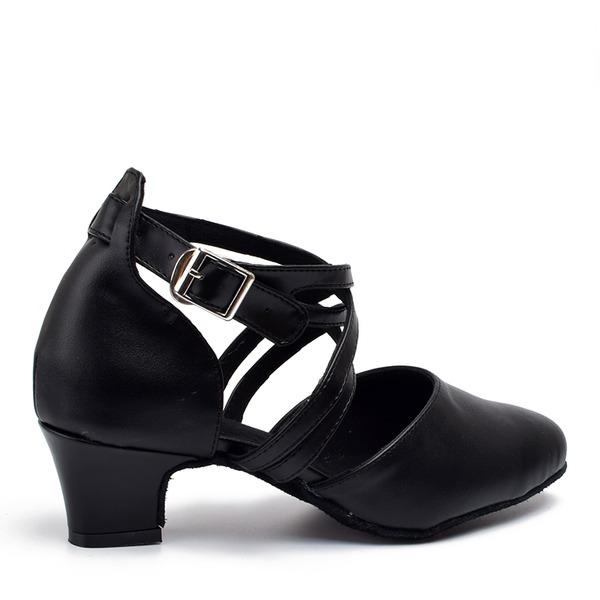 Women's Microfiber Leather Customized Heels Character Dance Shoes Ballroom Dance Shoes