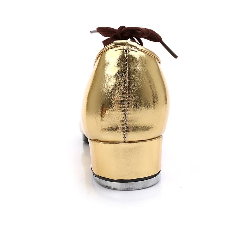 Women's Leatherette 3cm Heels Modem With Lace-up Tap Shoes