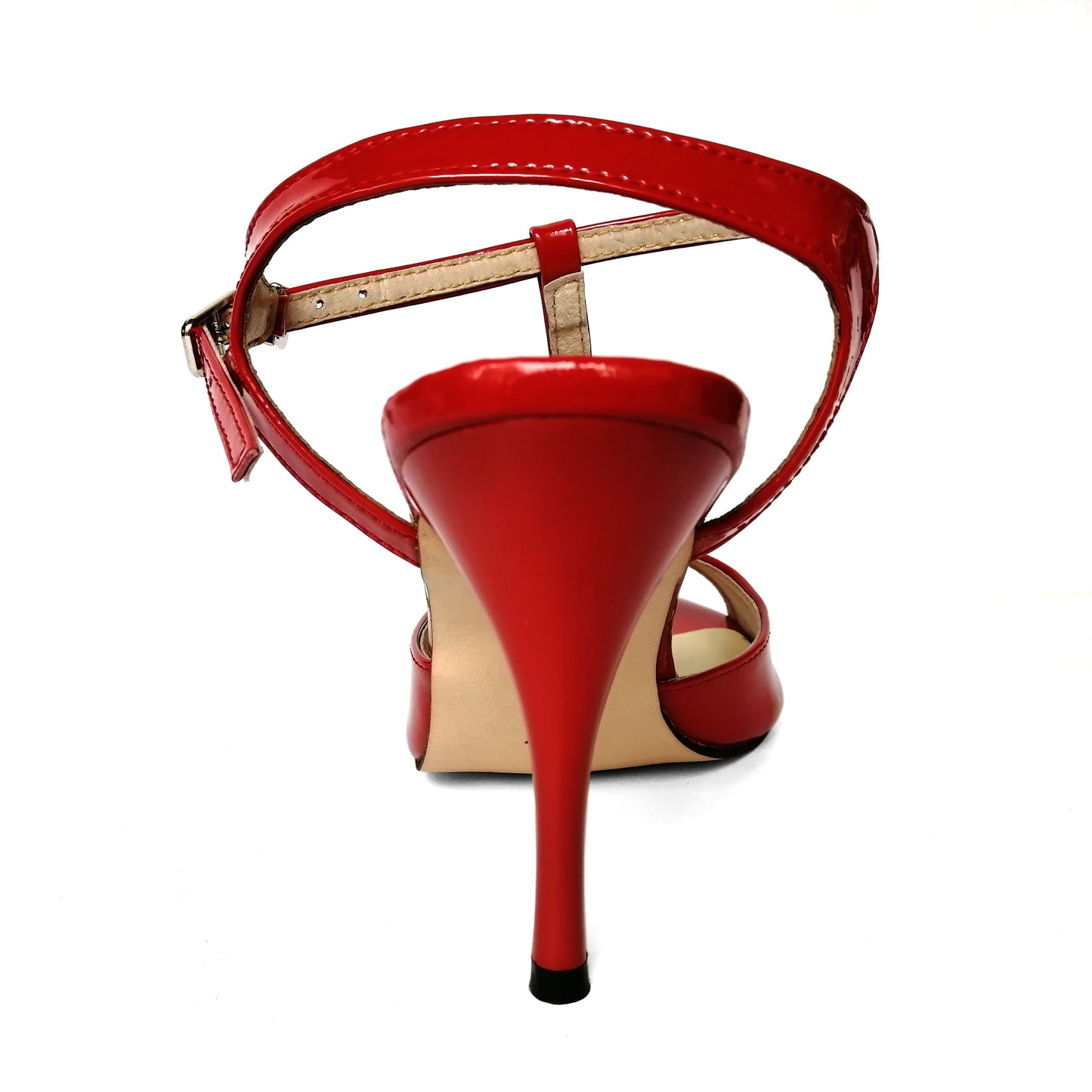SHJ Women's Red Real Leather 7cm/9cm Heels Dance Shoes Tango Shoes