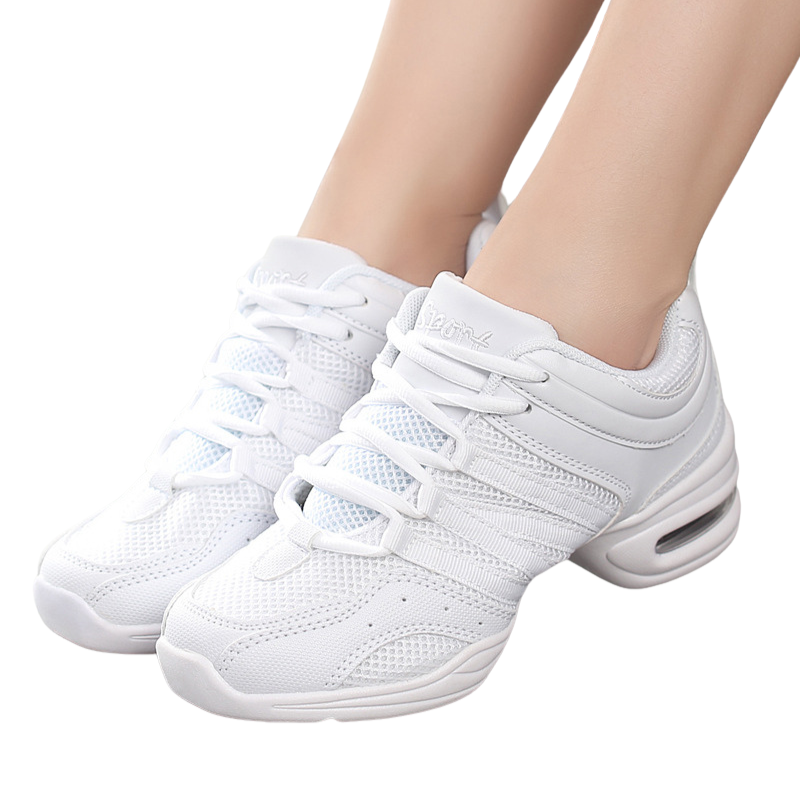 Women's Jazz Shoes Lace-up Dance Sneakers