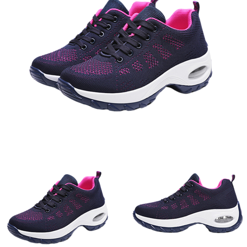 Women's Mesh Jazz Shoes Lace-up Dance Sneakers
