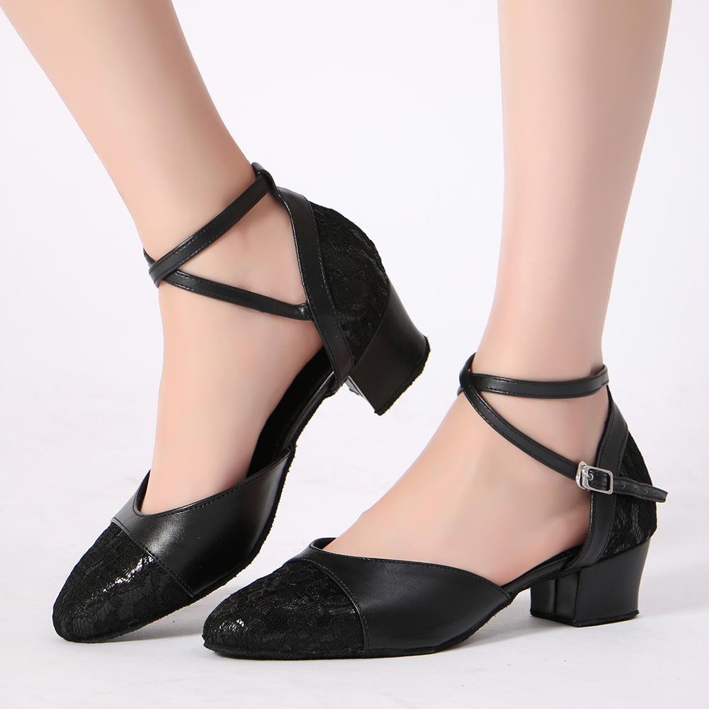 Women's Leatherette 4.5cm Heels Ballroom Swing Dance Modern Dance Shoes