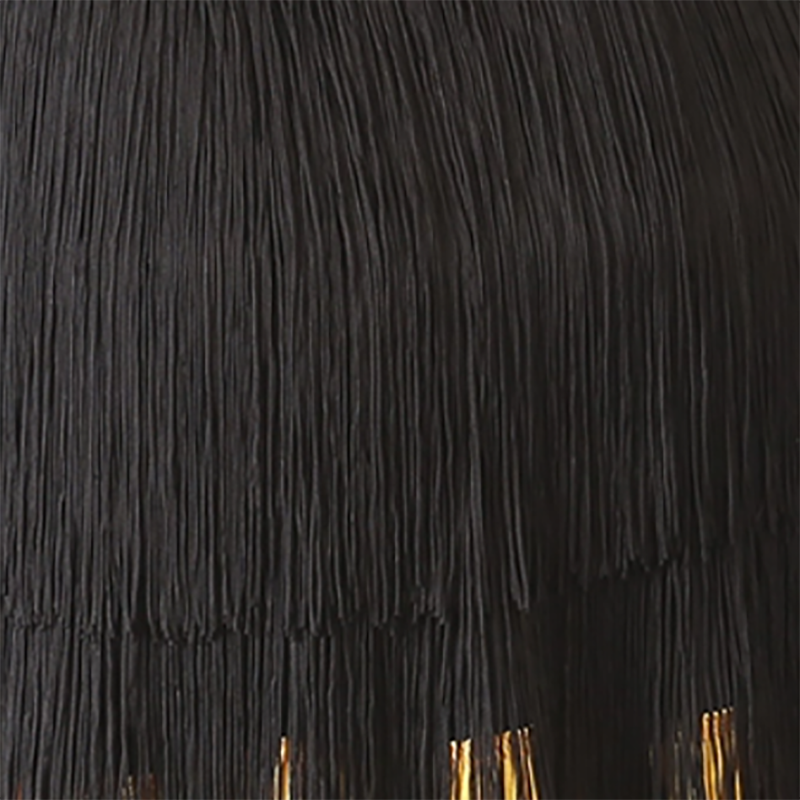 Customisable-Women's Black Tassel  Sleeveless Performance Latin Dance Dress Dance Wear