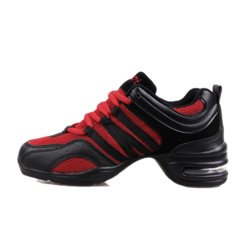 Women's Jazz Shoes Lace-up Dance Sneakers