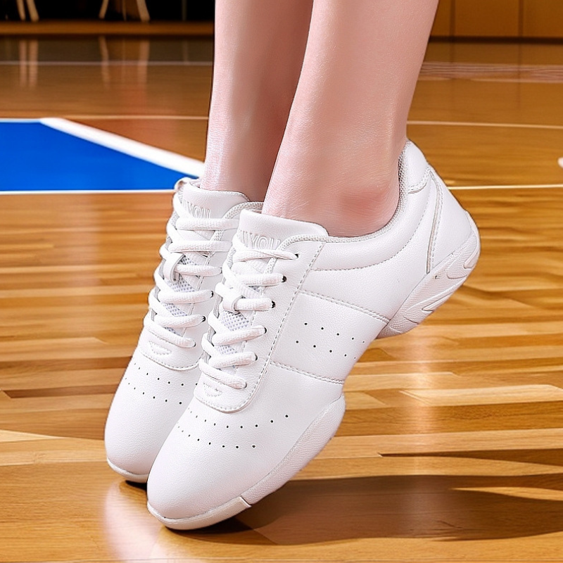 Women's  PU Jazz Shoes Lace-up Dance Sneakers