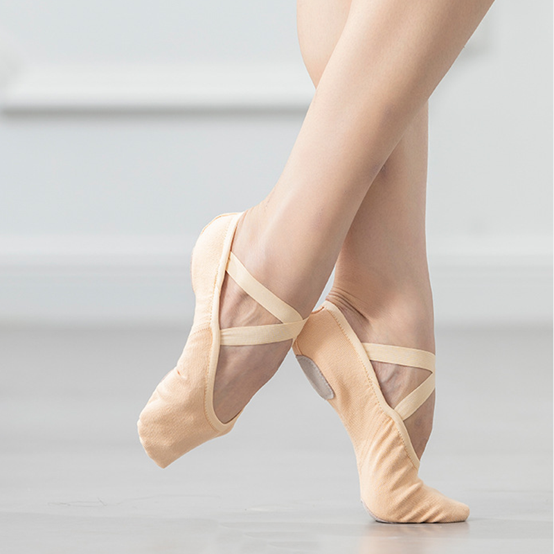 WY Women's Split-Sole Practice Stretch Ballet Shoes