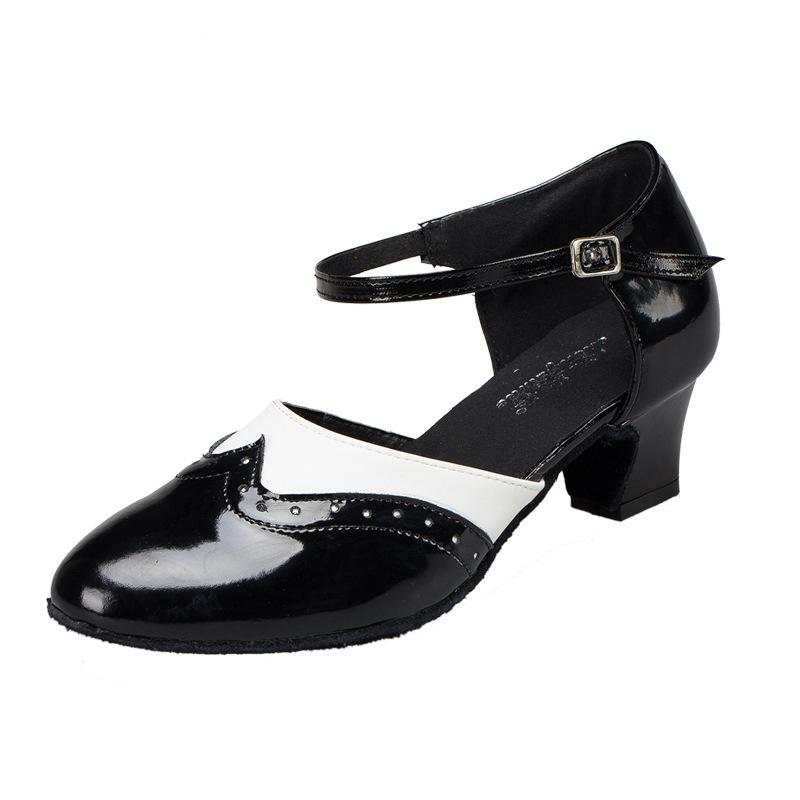 Women's Leatherette 5cm/6cm Heels Ballroom Swing Dance Shoes Character Shoes