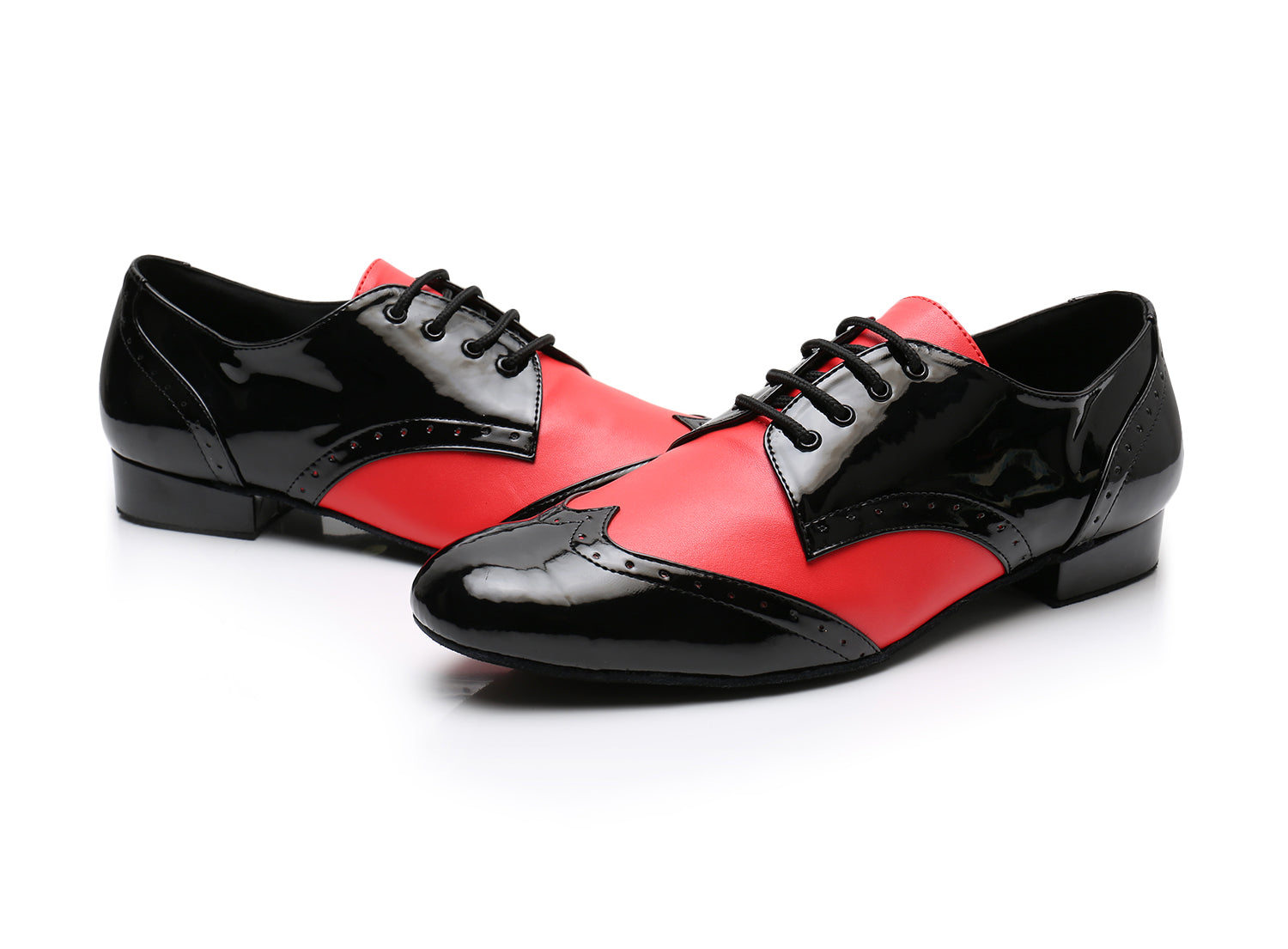 Men's Leatherette Modern Shoes With Lace-up Latin Ballroom Dance Shoes