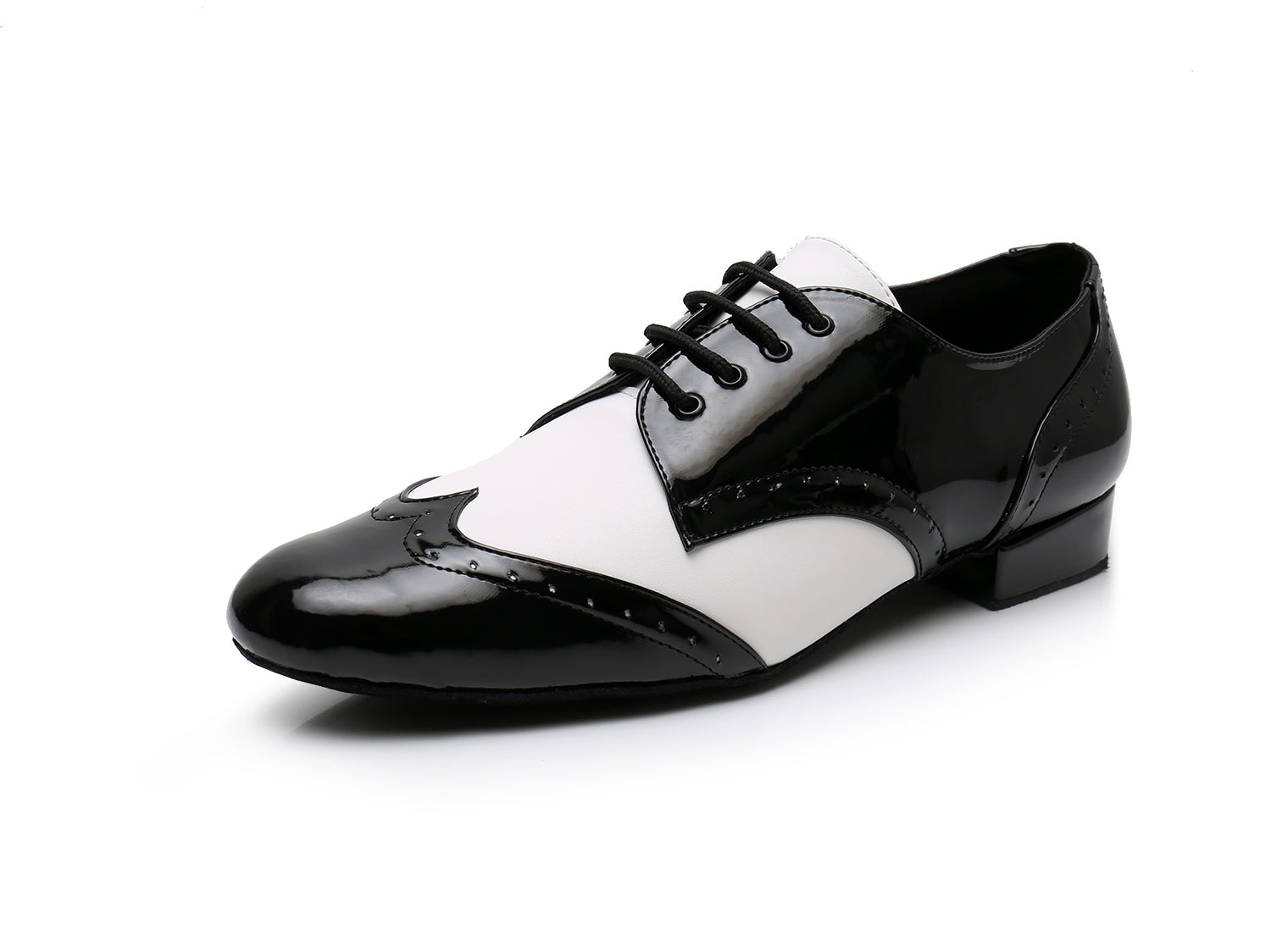 Men's Leatherette Modern Shoes With Lace-up Latin Ballroom Dance Shoes