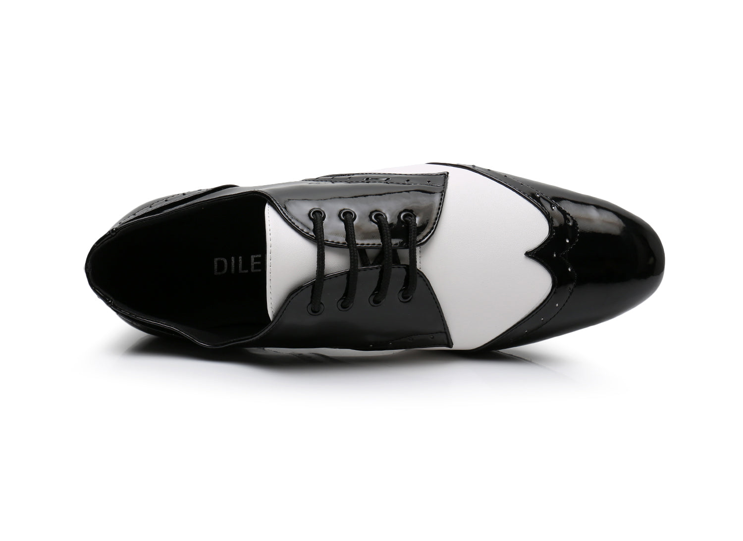 Men's Leatherette Modern Shoes With Lace-up Latin Ballroom Dance Shoes