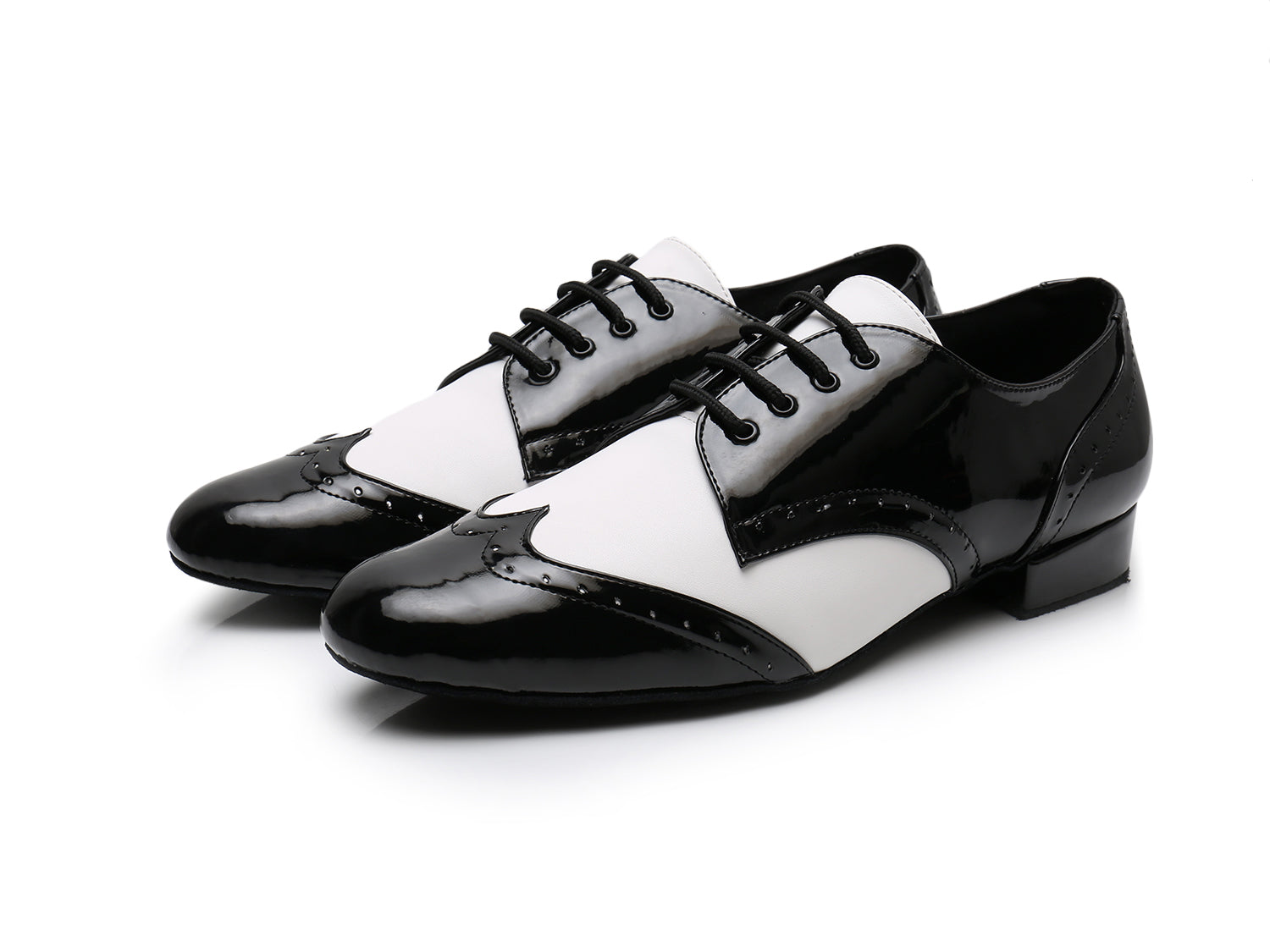 Men's Leatherette Modern Shoes With Lace-up Latin Ballroom Dance Shoes