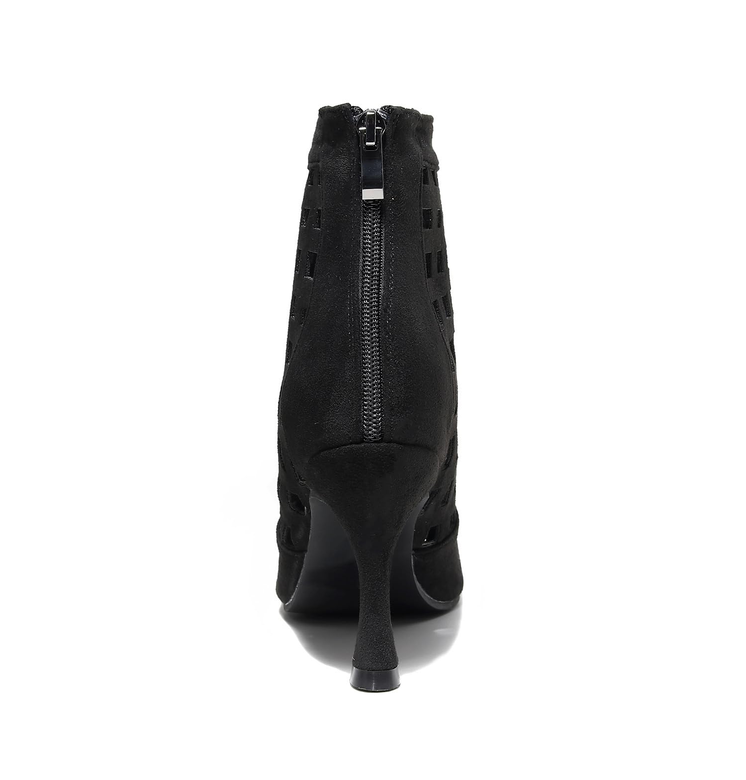 DS Women's Leatherette Customized Heel Rubber Sole Heels Dance Boots Jazz Dancing Shoes