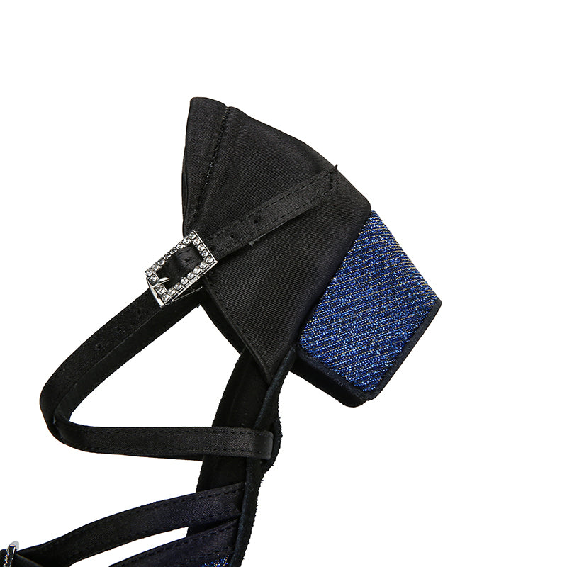 Kid's Satin 3.5cm Heel Ballroom Dance Shoes Latin DanceShoes