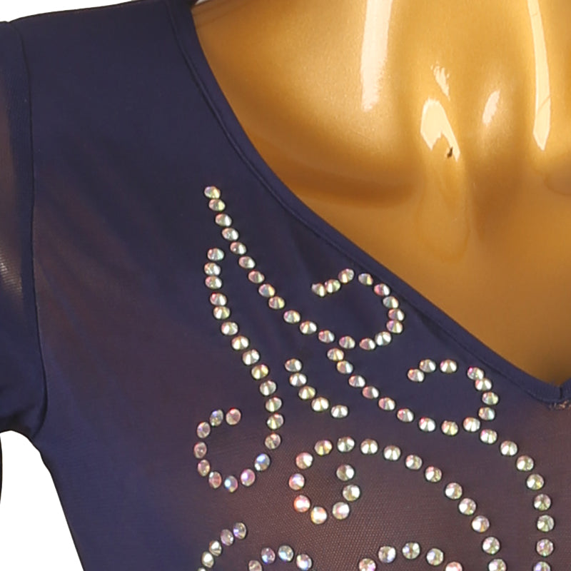 Customisable-Women's Nylons Latin Dance Dress Rumba Dance Practice Dresses Performance Dresses